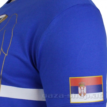 Majica SRB "KRST" royal plava